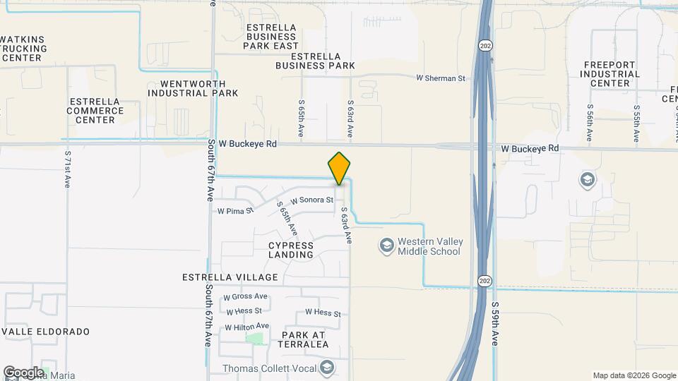 1415 S 63rd Dr Map and Location Details