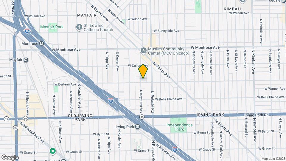 4203 N Keystone Ave Map and Location Details
