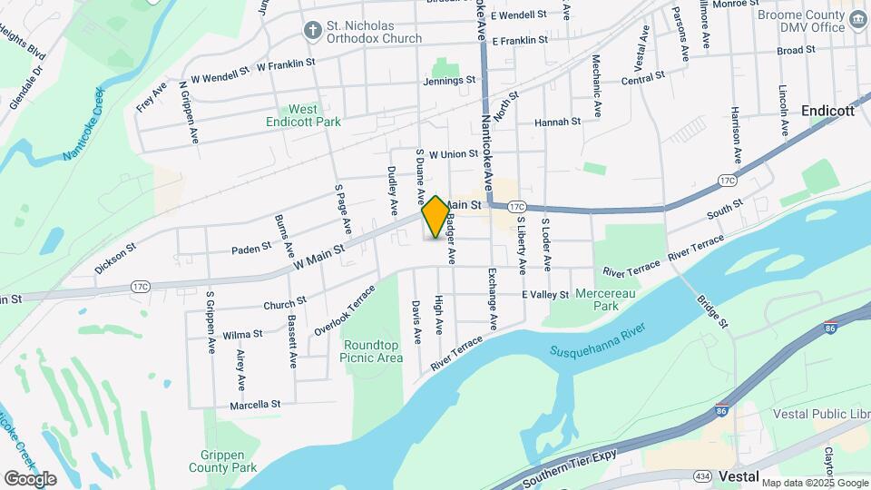 204 Prospect St Map and Location Details