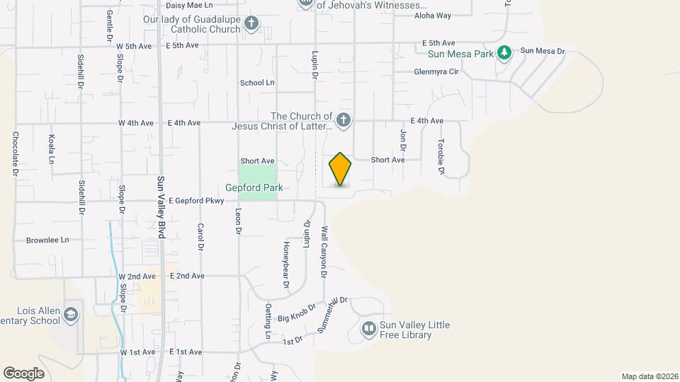 540 Pedley Dr Map and Location Details