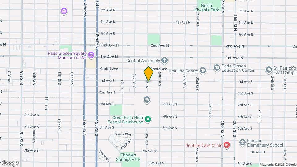 1900 1st Ave S Map and Location Details