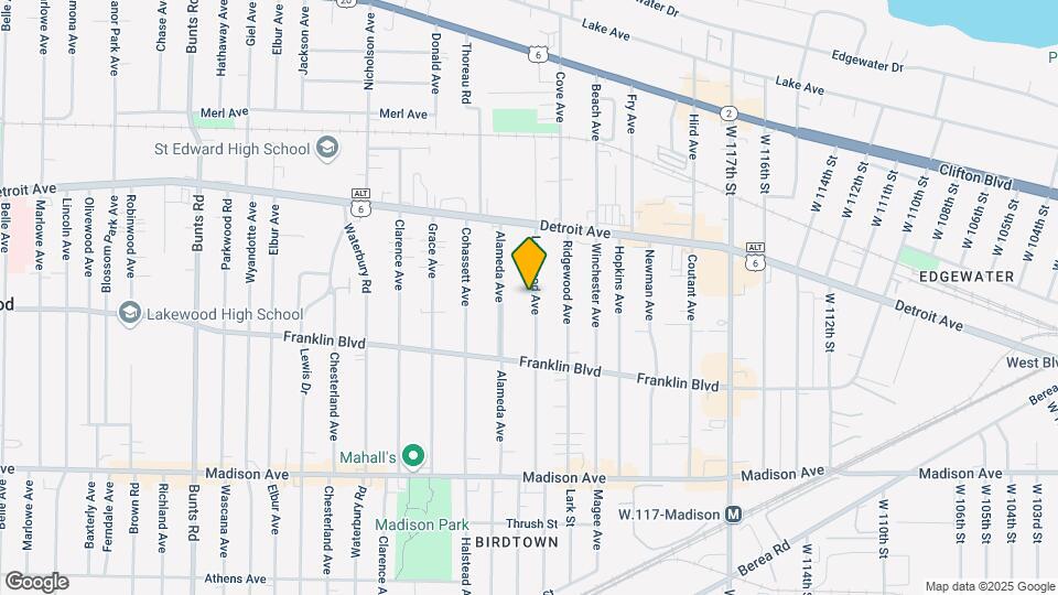 1422-1428 Lakewood Ave Map and Location Details