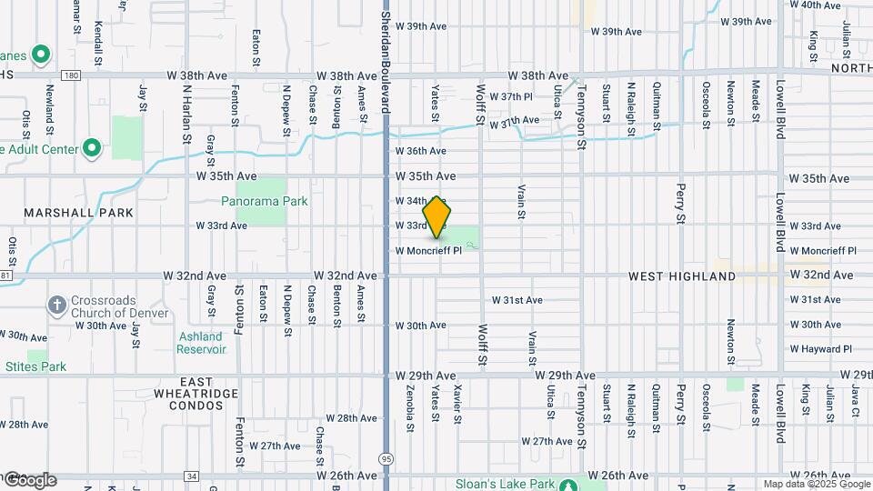 5001 W Moncrieff Pl Map and Location Details
