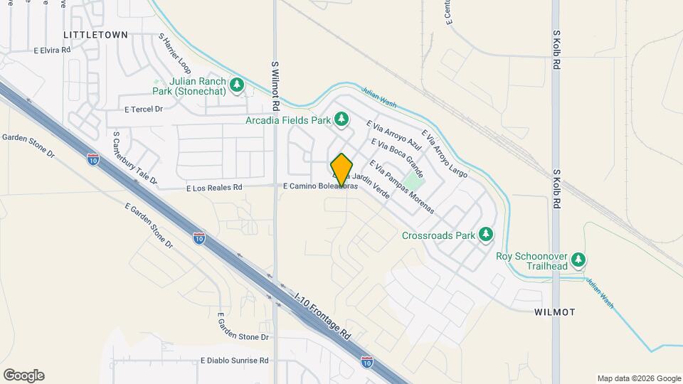 6487 E Paseo Alga Map and Location Details