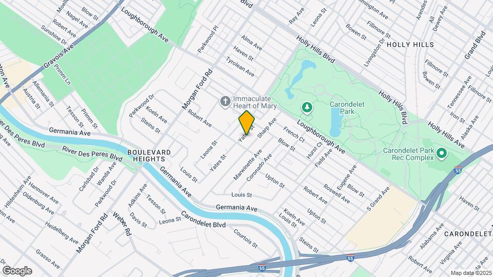 7128 Yates St Map and Location Details