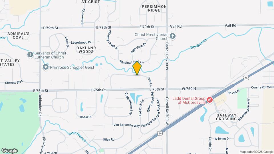12523 Doe Ln Map and Location Details