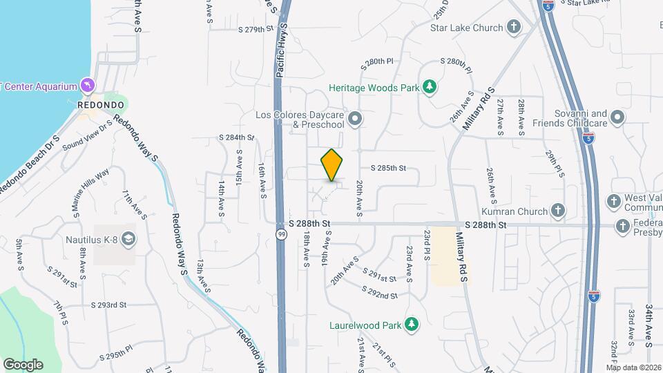 1835 S 286th Ln Mapa y Detalles de la Ubicación