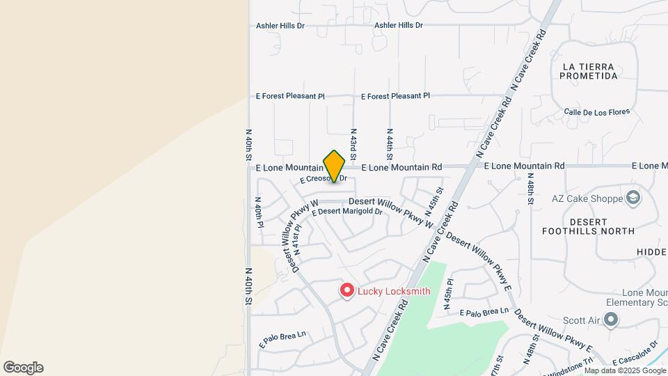 4256 E Chaparosa Way Map and Location Details