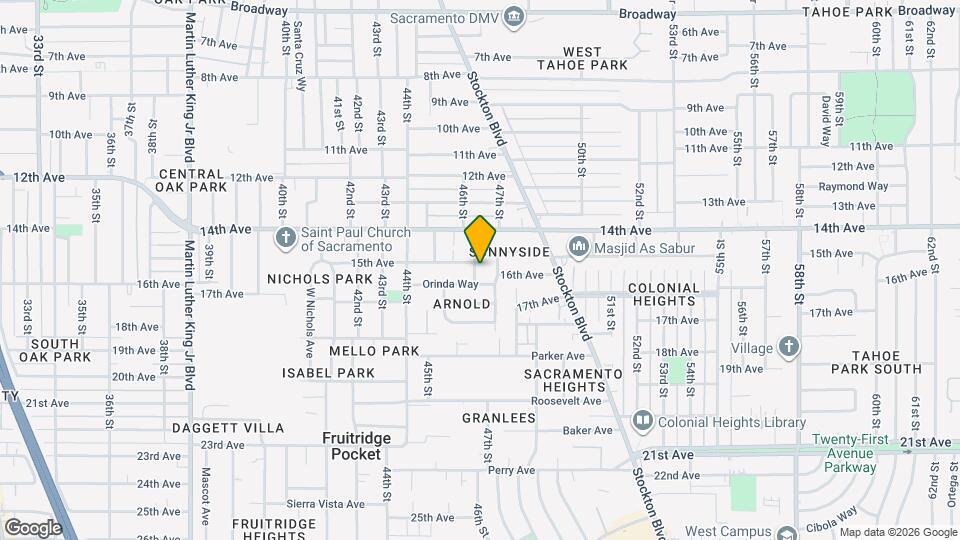 4011 46th St Map and Location Details