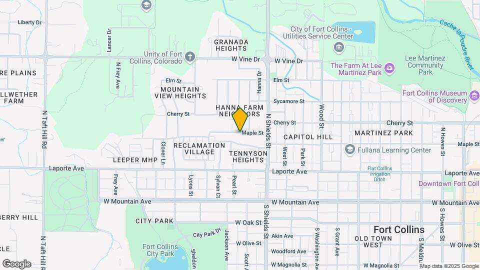 1213 Maple St Map and Location Details