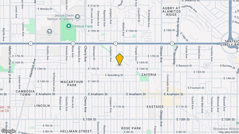 2507 E 15th St, Unit 104 Map and Location Details