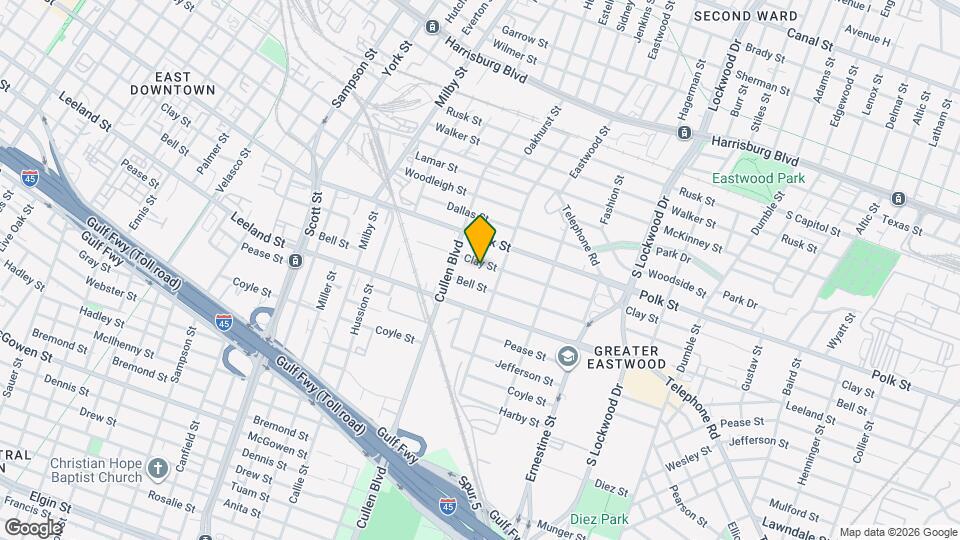 4206 Clay St Map and Location Details