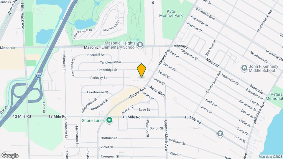 503 Sunset Ln Map and Location Details