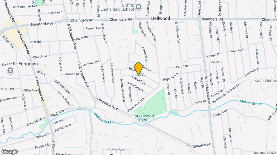 945 Edgehill Dr Map and Location Details