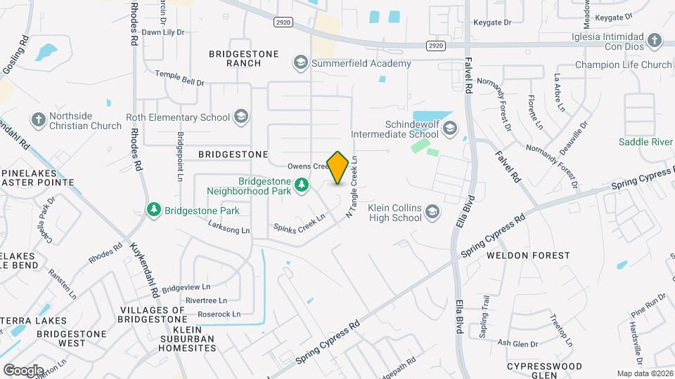 4203 Spinks Creek Ln Map and Location Details