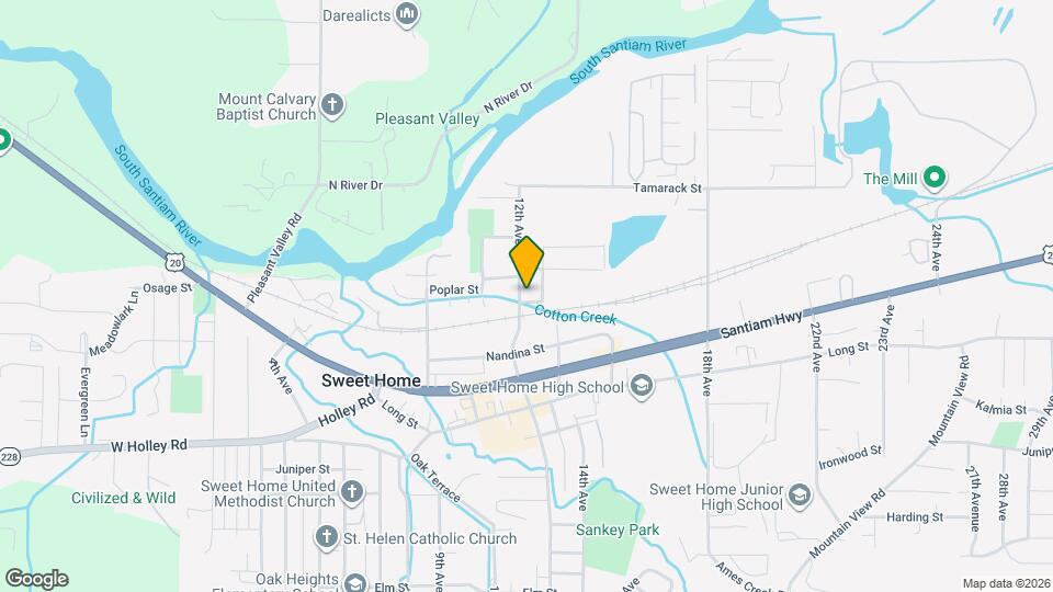 1210 Osage St Map and Location Details