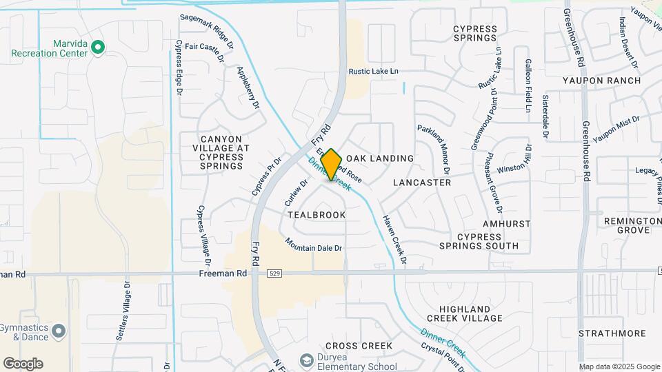 7322 Enchanted Creek Dr Map and Location Details