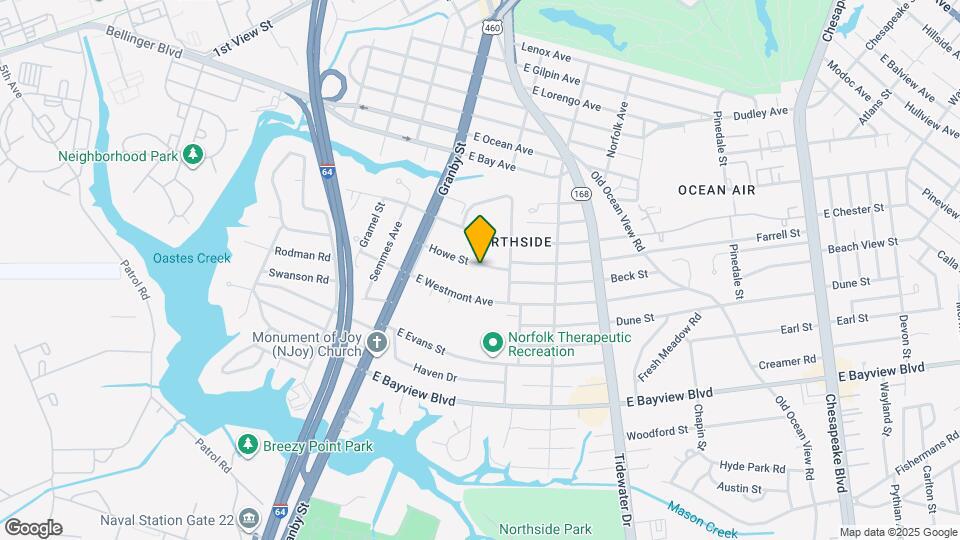 131 Howe St Map and Location Details