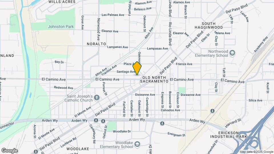 691 El Camino Ave Map and Location Details
