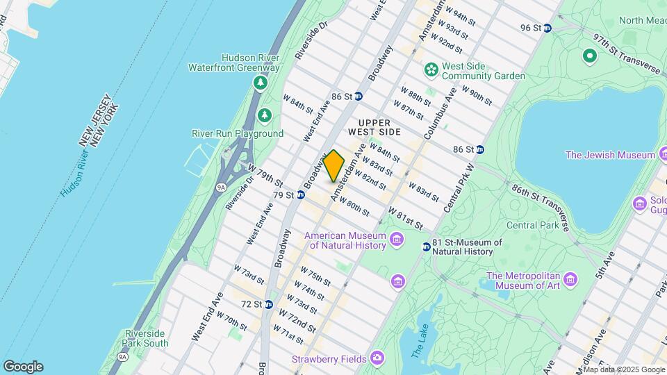 420-428 Amsterdam Ave Mapa y Detalles de la Ubicación