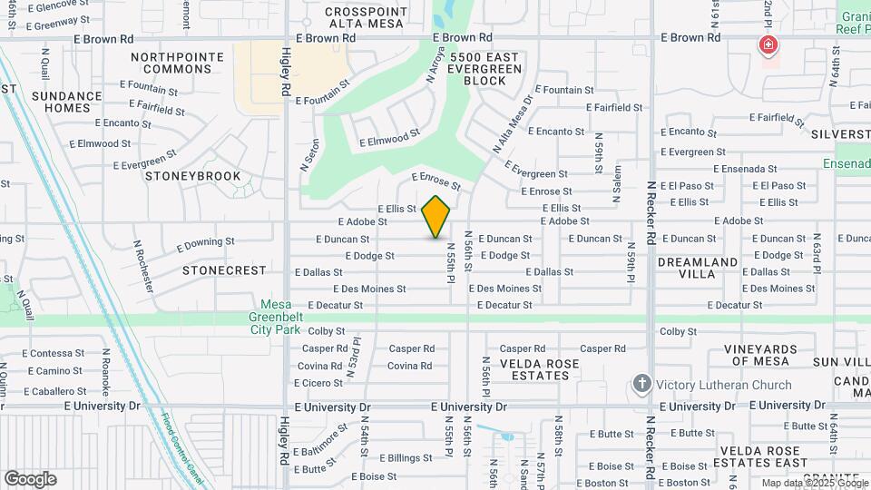 5515 E Duncan St Map and Location Details