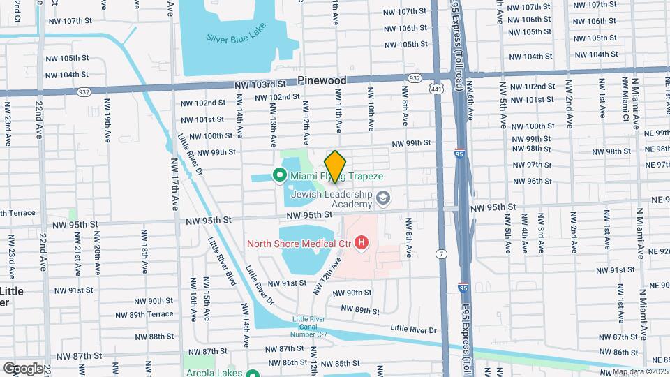 9674 NW 10th Ave Map and Location Details