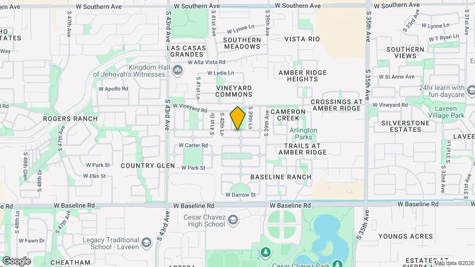 7006 S 40th Ave Map and Location Details