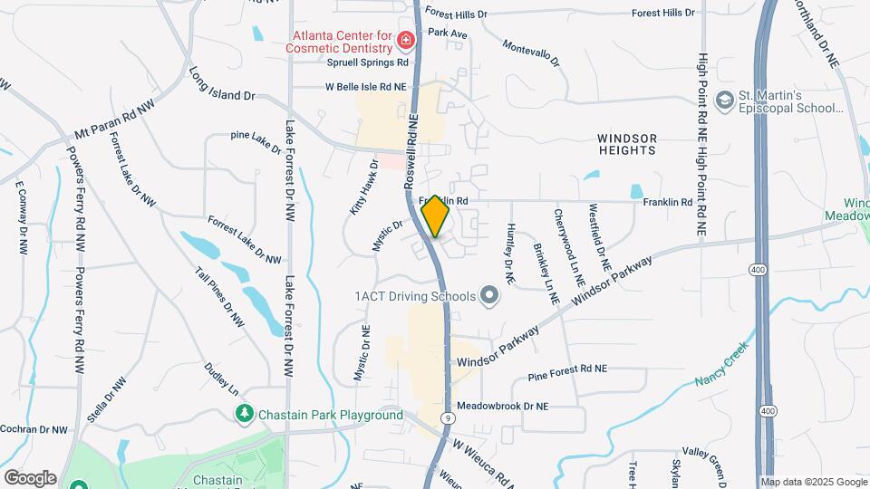 4761 Roswell Rd Map and Location Details