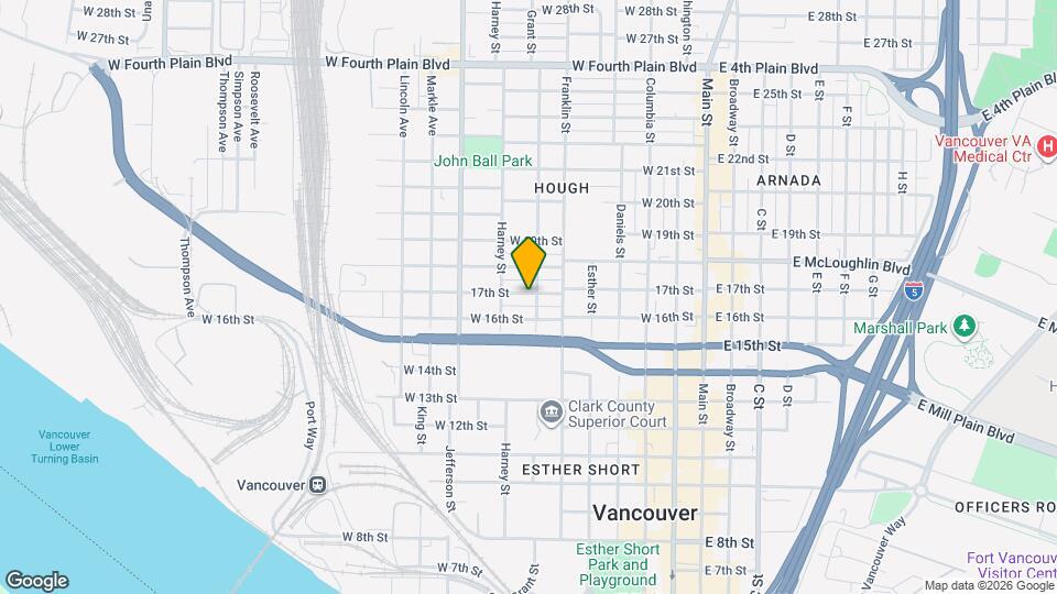 1614 Grant St Map and Location Details