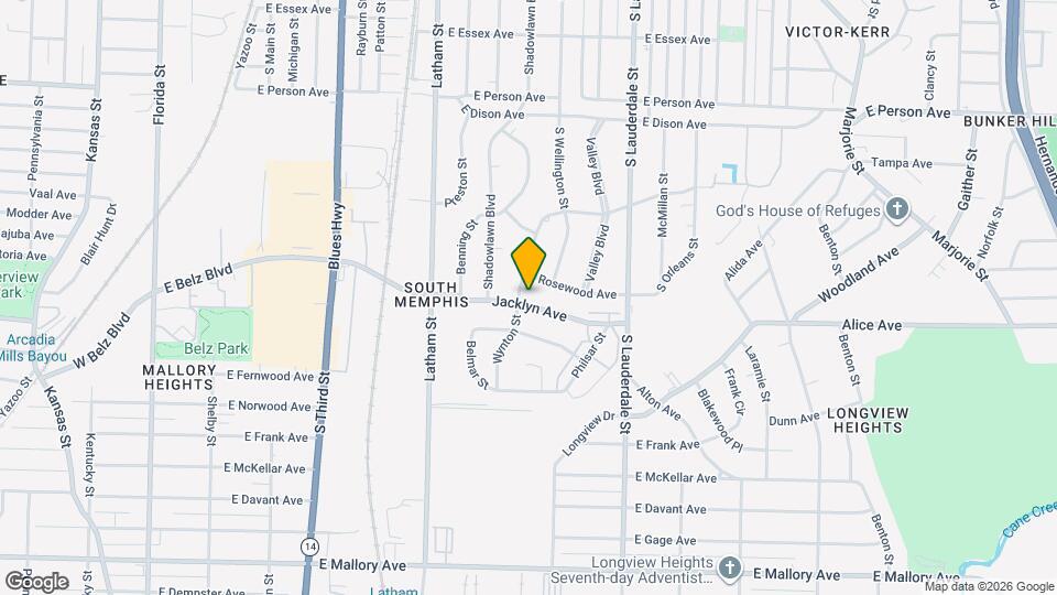 442 Jacklyn Ave Map and Location Details