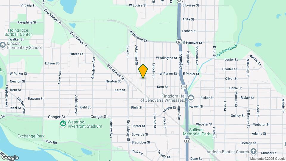 1027 Columbia St Map and Location Details