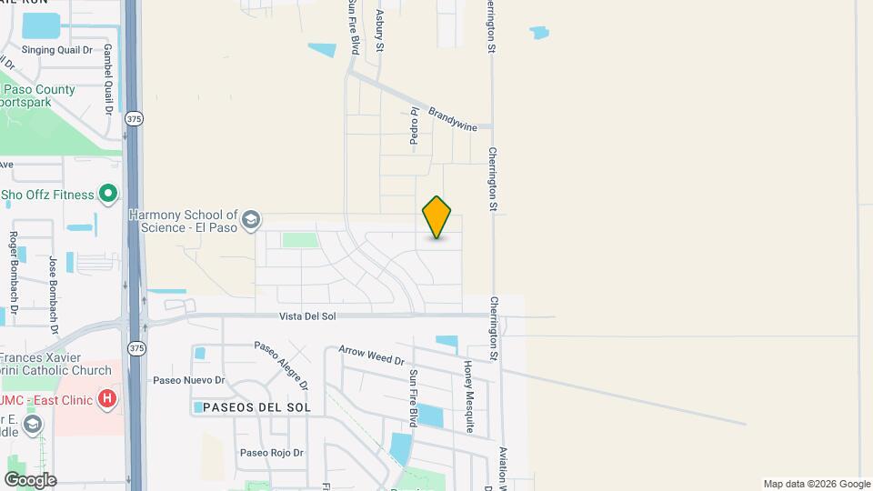 12587 Barbaro Wy Map and Location Details