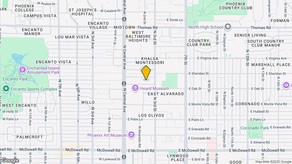 60 E Hoover Ave Map and Location Details