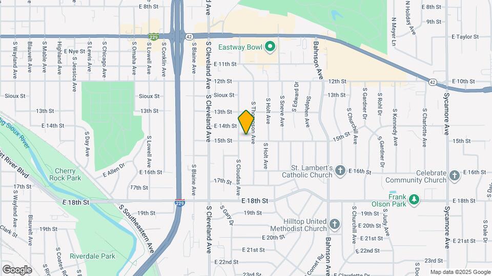 3008 E 15th St Map and Location Details