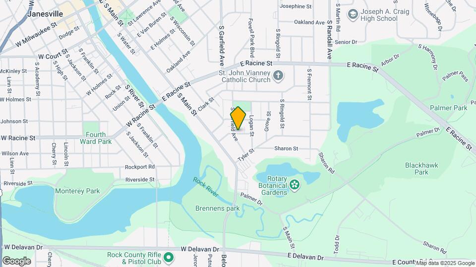 1105 Wheeler St Map and Location Details