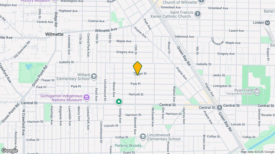 2624 Thayer St Map and Location Details