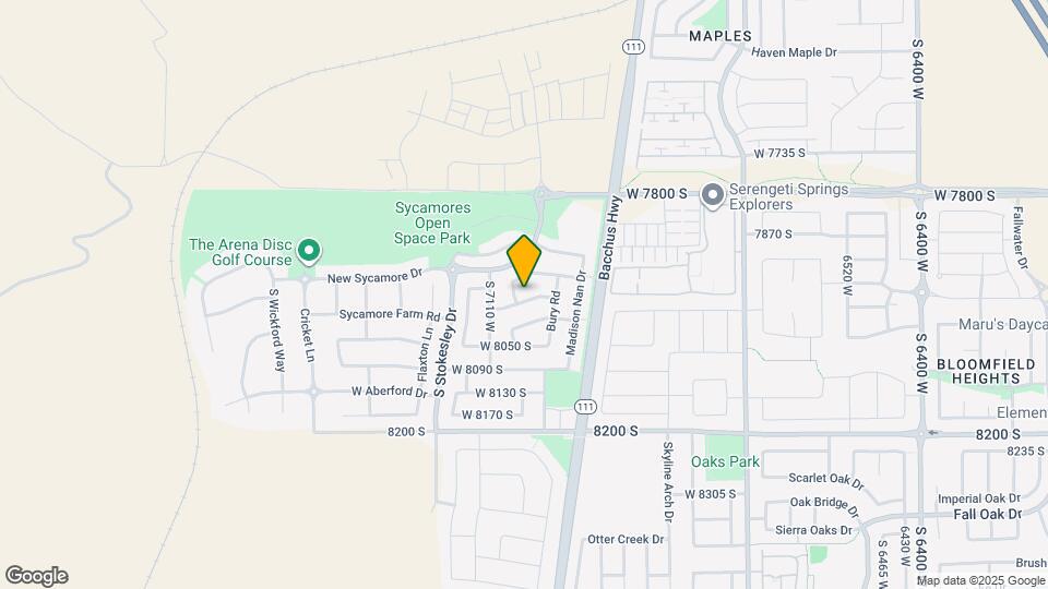 7054 Dry Sycamore Ln Map and Location Details