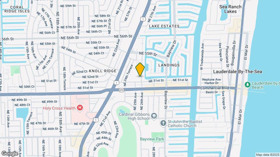 5111 NE 26th Ave Map and Location Details