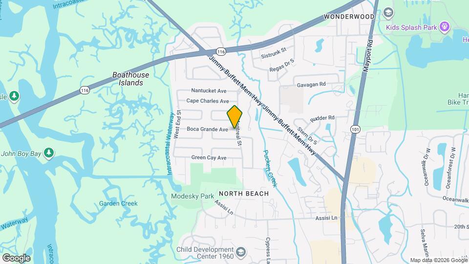 1104 Boca Grande Ave Map and Location Details