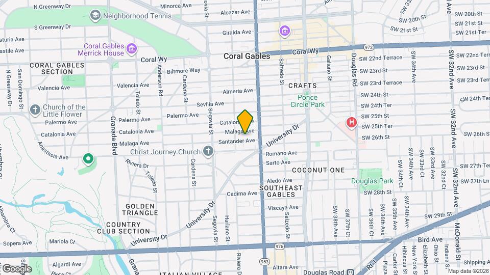 433 Santander Ave Map and Location Details