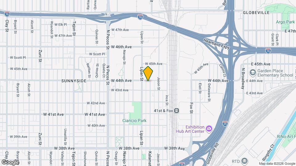 4339 Kalamath St Map and Location Details