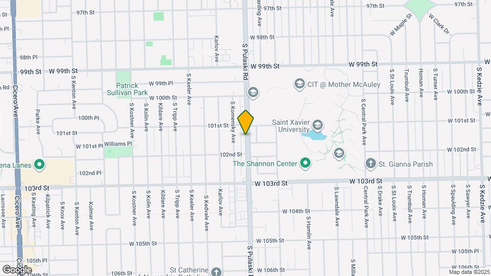 10126 S Pulaski Rd Map and Location Details