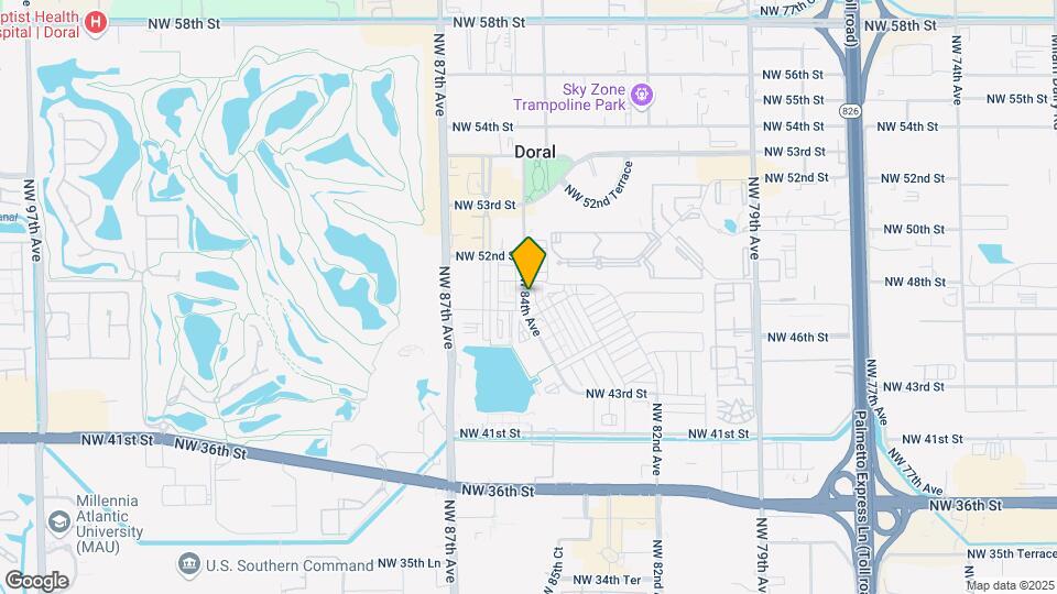 4955 NW 84th Ave Map and Location Details