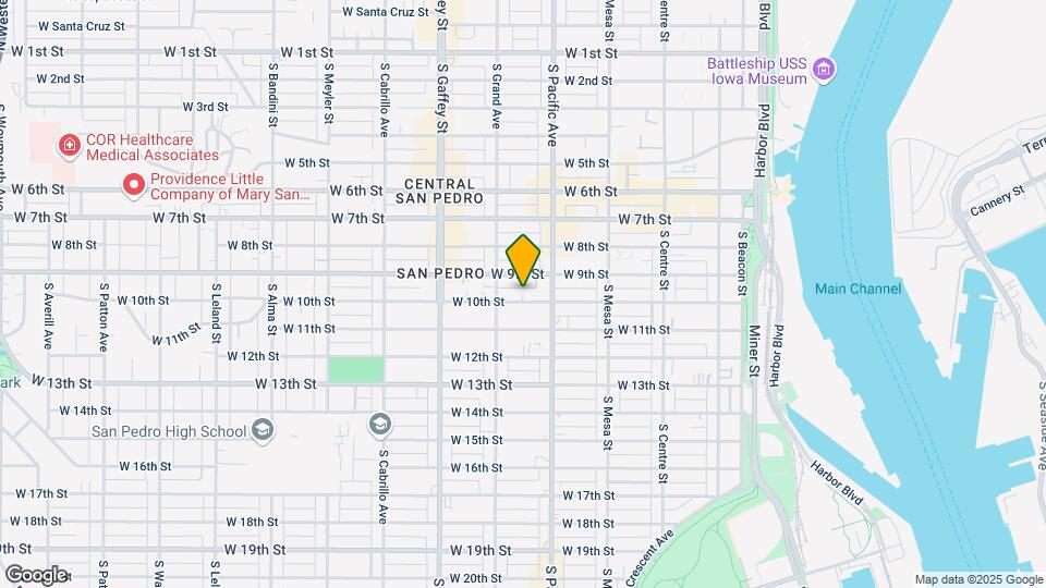 554-566 W 10th St Mapa y Detalles de la Ubicación
