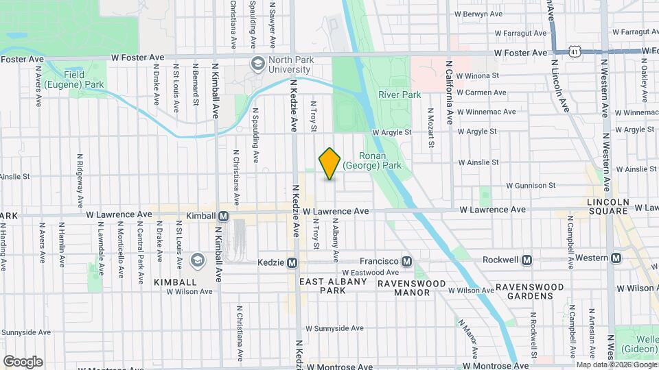 4842 N Albany Ave Map and Location Details
