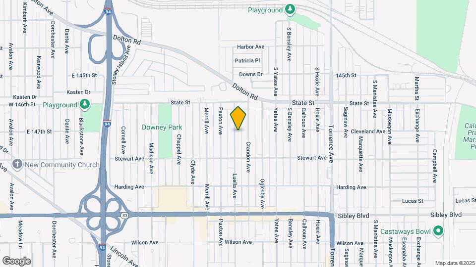 323 Luella Ave, Unit 1 Map and Location Details