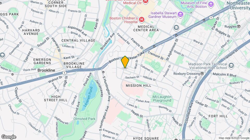 186 Hillside St Map and Location Details