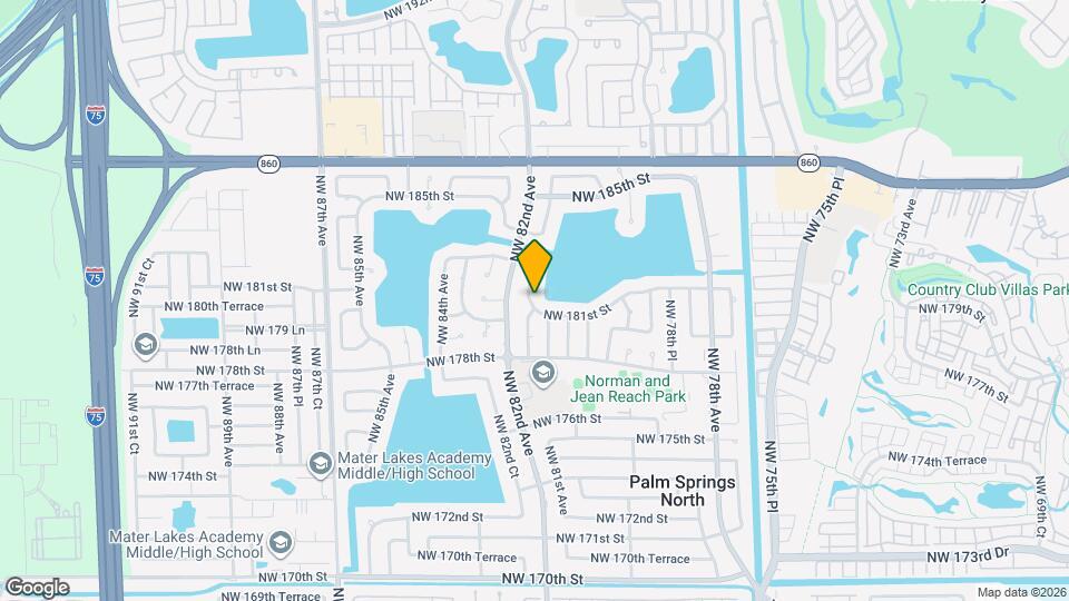 18105 NW 81st Ct Mapa y Detalles de la Ubicación