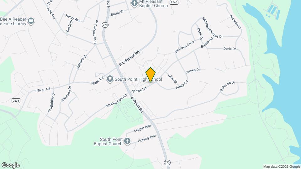 165 Stowe Rd Mapa y Detalles de la Ubicación