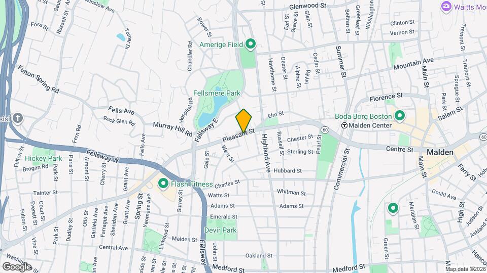 488 Pleasant St Map and Location Details